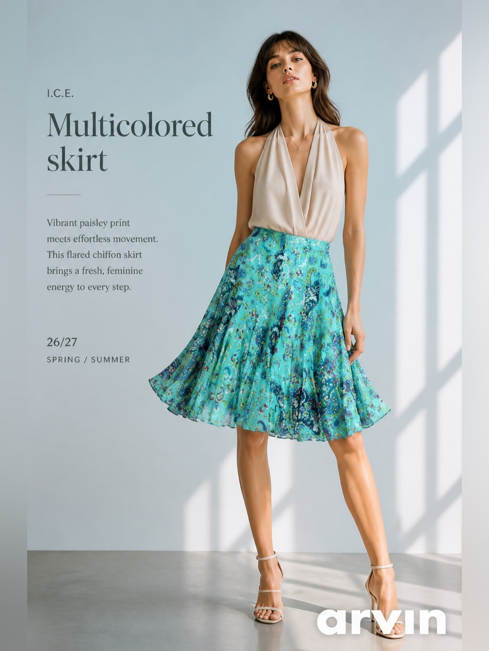 Multicolored skirt